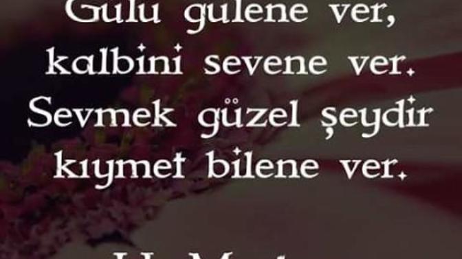 Mevlana ne demiş?