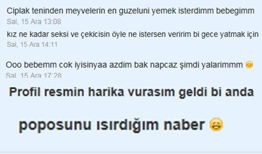 Kızlarsoruyor'da kızlara atılan sapıkça mesajlar derlemesi?