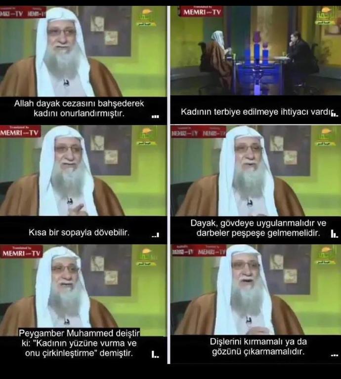 İslam dinine göre kadın nasıl dövülmelidir?