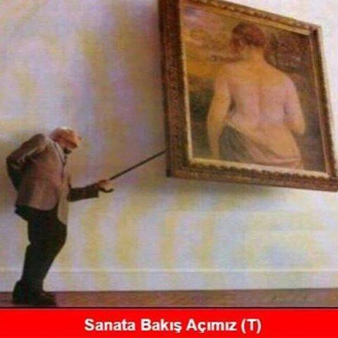 sanata bakış açımız bu?nasıl?