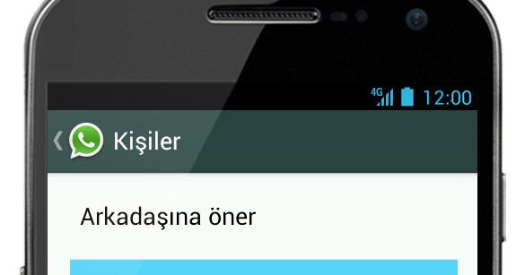 WhatsApp kişiler