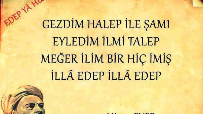 Size göre edep nedir?