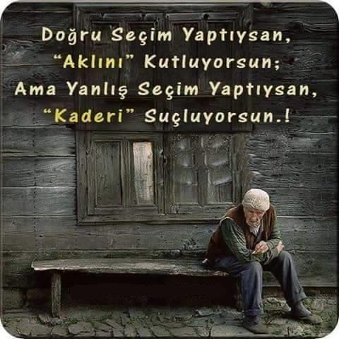 Yanlış seçim yaptığınızda kendinizi mi suçlarsınız kaderi mi suçlarsınız?