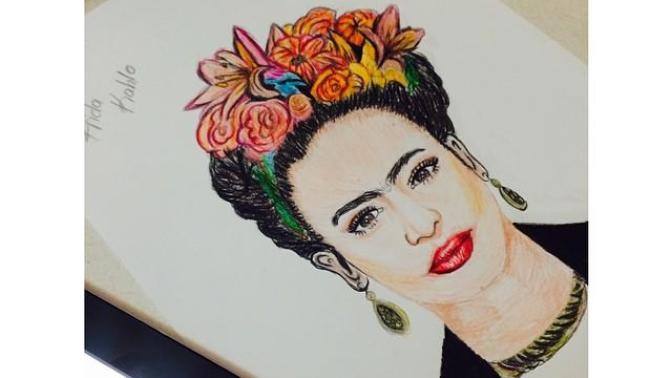 #FridaKahlo çizimi nasıl olmuş?