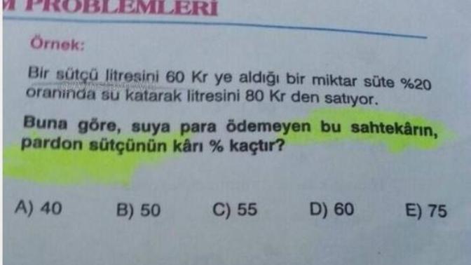 Bu matematik sorusunu çözebilir misiniz?
