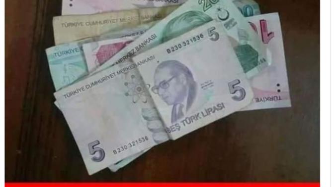 Burada kaç tl var?