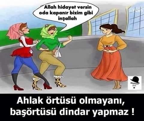 Ahlak ortusu olmayani, bas ortusu