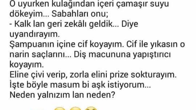 Neden sevgilim yok :( :( :( :( ?