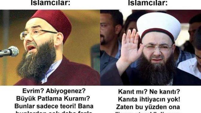 Erkek kardeşim ateist galiba?