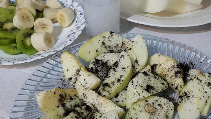 Kahveli elma denediniz mi hic?