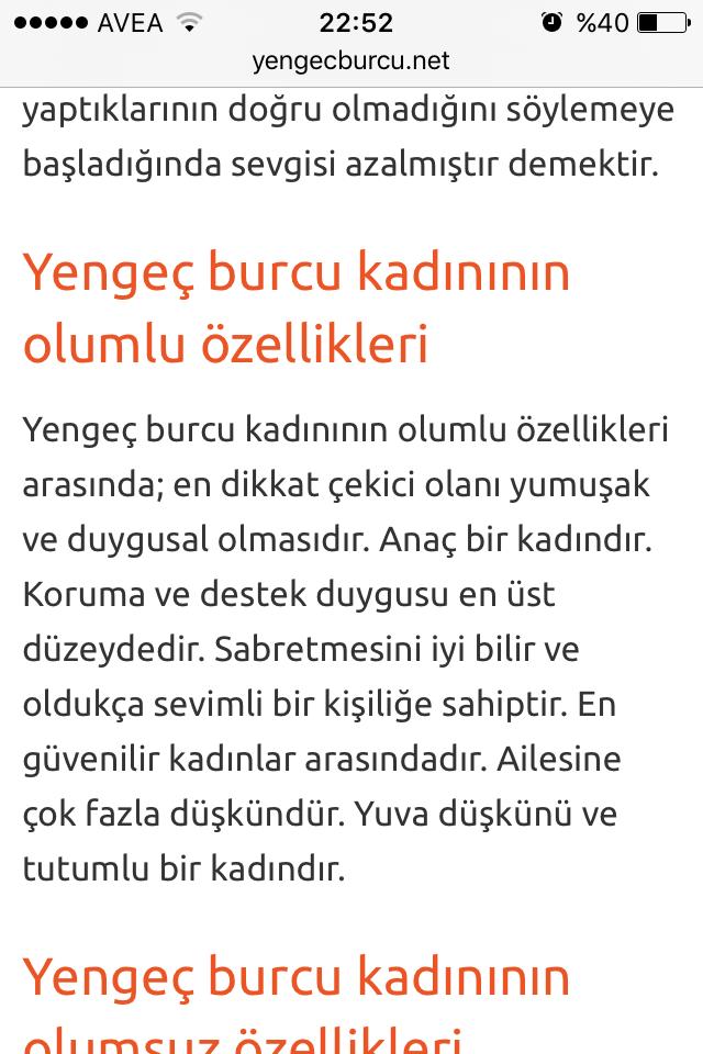 Yengeç Burcu bayanını tanımak ister misiniz?