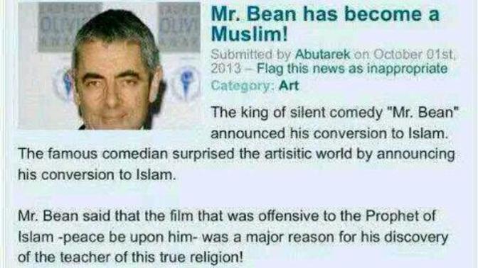 Mr. bean müslümanı olmuştu :o?