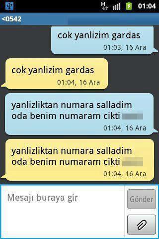 Kısa mesajı (smsi) ilk sen bulsaydın ne yazardın ?