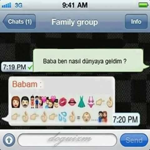 Baba ben nasıl dünyaya geldim?