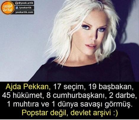 Ajda Pekkan hakkında ne düşünüyorsunuz ?