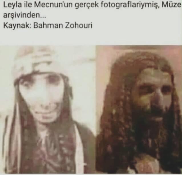 Leyla ile mecnunun gerçek halleriymiş. Ne düşünüyorsunuz ?