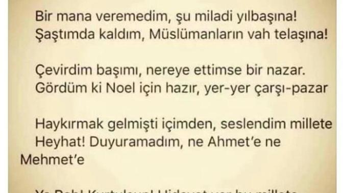Neden Hristiyanların Bayramı Noel'e İnanıyorsunuz ve kutluyorsunuz?