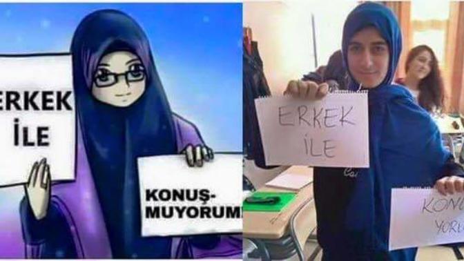 Erkeklerle konuşmuyorummm yılbaşını protesto ediyorum?