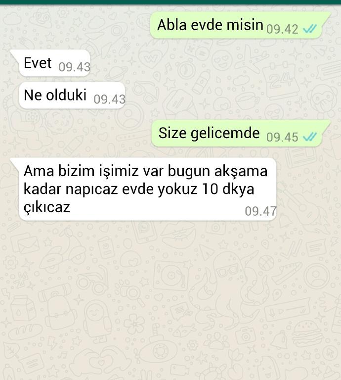Ablam neden boyle yaptı :( ?
