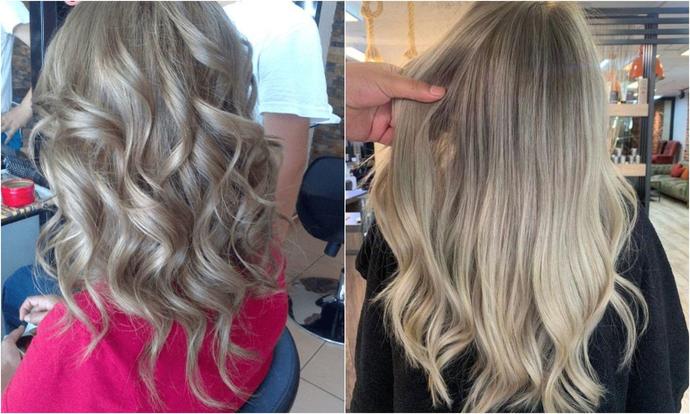 bebek kumralı loreal 8.1 ve 9.1 karışımı