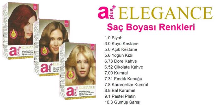 Bim saç boyası renkleri