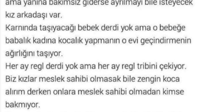 Erkek olmak mı zor kadın olmak mı?