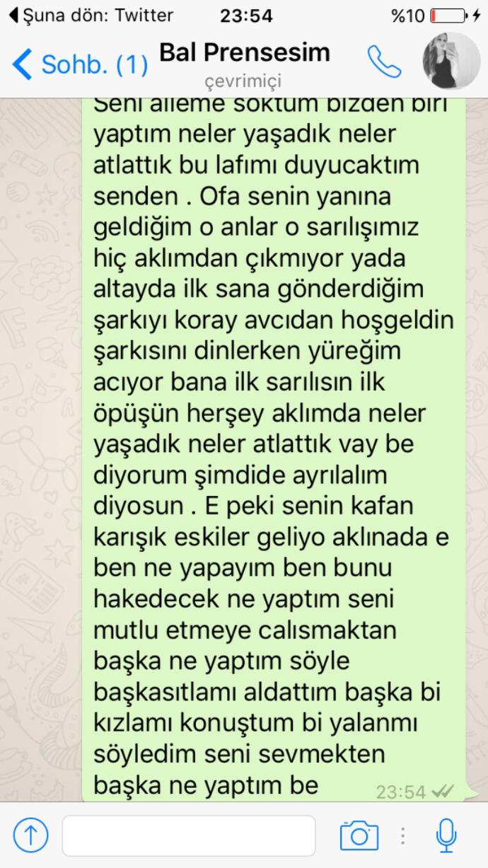 Kızlar, Bunu hakedecek ne yaptım be ne yaptım?