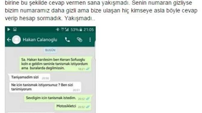 Hakan Çalhanoğlu mu Kenan Sofuoğlu mu haklı?