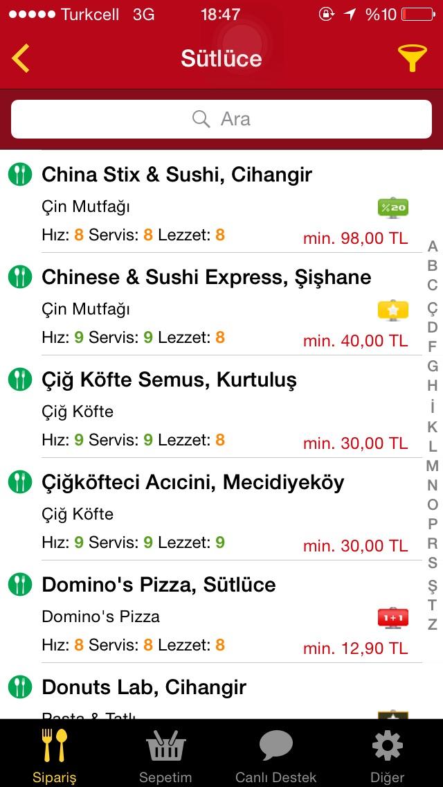 Karnım aç ne sipariş etsem ?