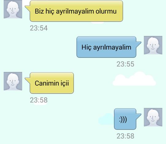 Kız kardeşimin mesajlarını yakaladım. Annemlerle konuşayım mi?