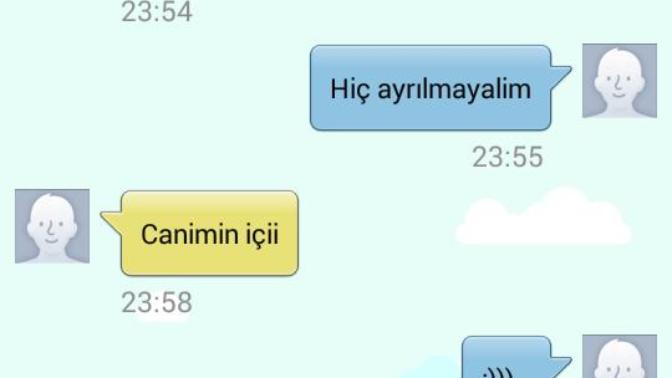 Kız kardeşimin mesajlarını yakaladım. Annemlerle konuşayım mi?