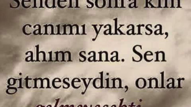 Sizi seven ama sizin yarı yolda bıraktığınız biri oldumu ve de neden bıraktınız?
