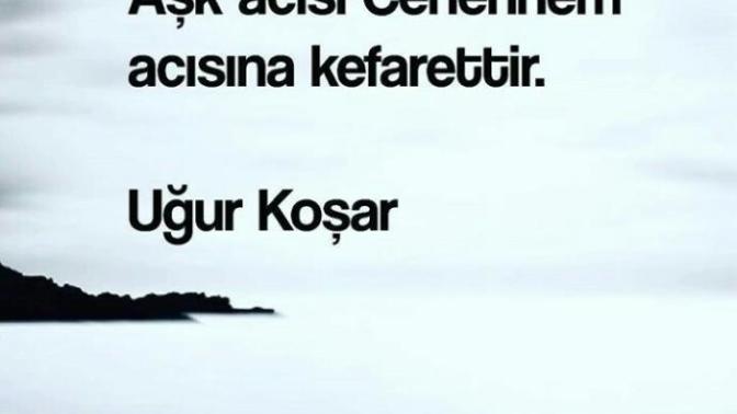 Aşk acısı çekmek cehennem acısına kefaretmiş?