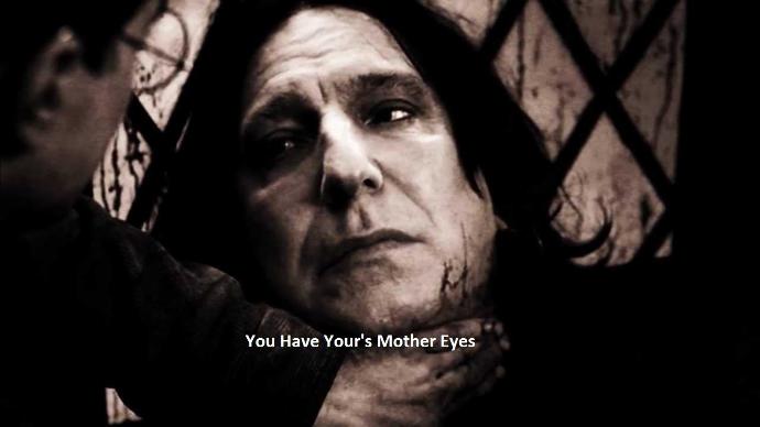 Harry Potter'ın Snape'i hayatını kaybetti, ne düşünüyorsunuz?