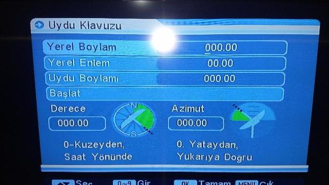 Televizyon uydu ayarlarından anlayan var mı (Eig Verecegim) ?