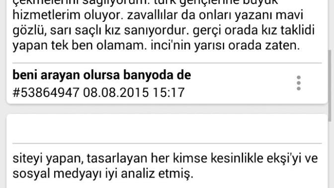 Bakın ekşi sözlük neler diyor burasi icin , siz ne dusunuyoraunuz?