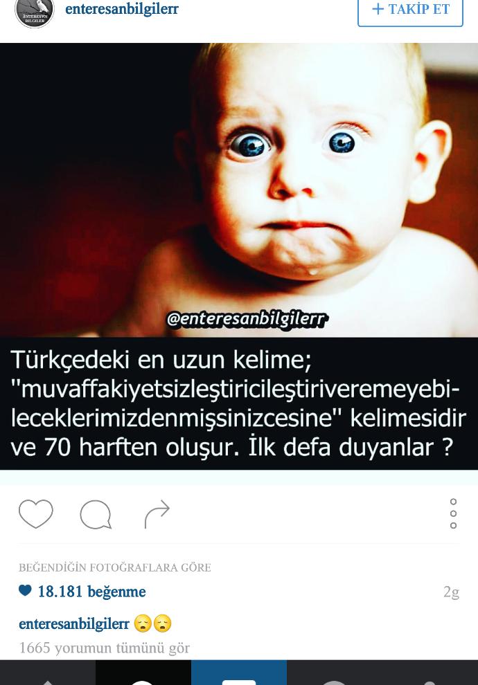 Türkçedeki en uzun kelimeyi biliyor muydunuz?