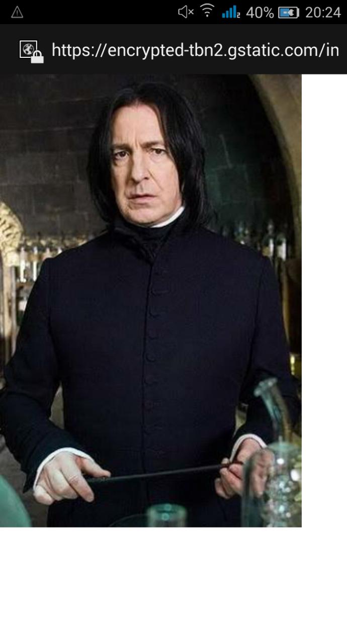 Harry Potter da Professor Severus Snape rolünü canlandıran Alan Rickman öldü biliyor musunuz ? 