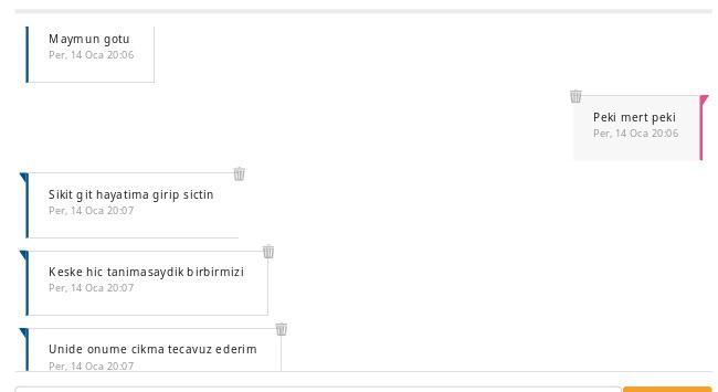 Bana bu mesajları atan biri utanmadan barışalım mı diyor. Sizce buna adam denir mi (resimli) ?