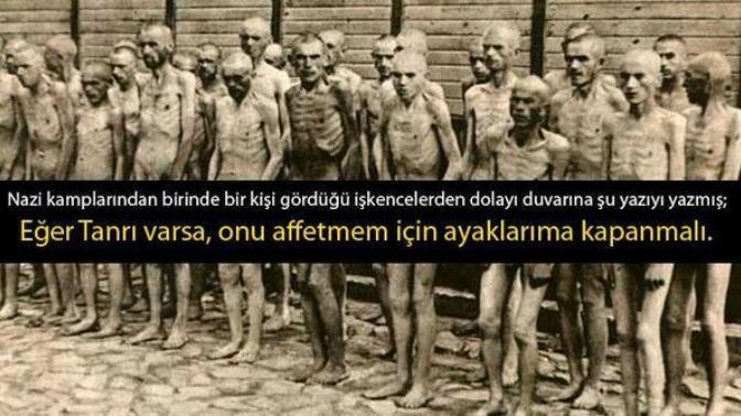 Eğer Tanrı Varsa Onu Affetmem İçin Ayaklarıma Kapanmalı?
