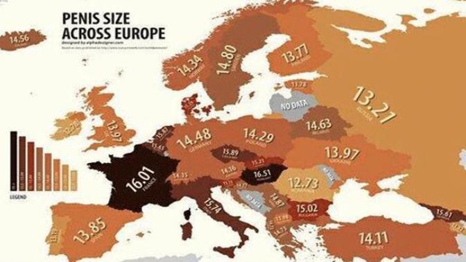 Dünya penis uzunluğu haritasi hakkında ne düşünüyorsunuz?