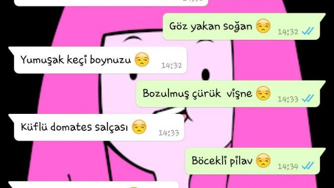 Böyle diyalog hangi iki arkadaş arasında olabilir ki başka? Sizin de var mı böyle dostlarınız?