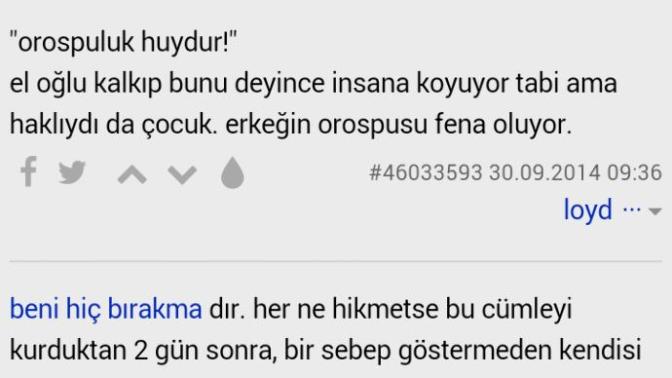 Sevgilinin söylediği unutamadığınız sözler var mı?