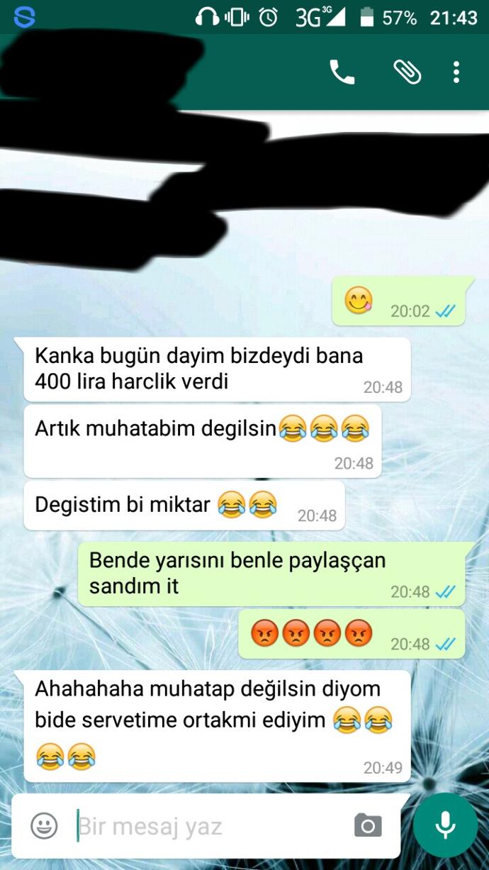 400 liraya insan kendini Sakıp Sabancı sanar mı ya? 😂😂?