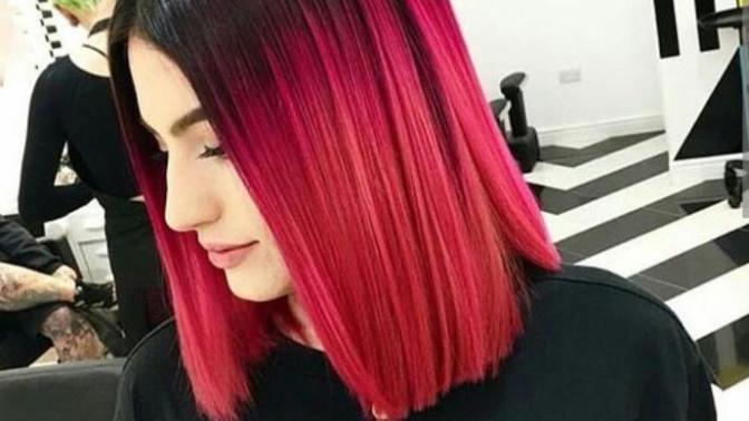 Dipler siyah gerisi kırmızı saç yapımı?