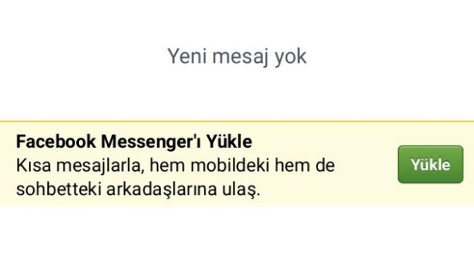 Facebookta mesajlara giremiyorum nedeni ne bunun? Nasıl düzelir?