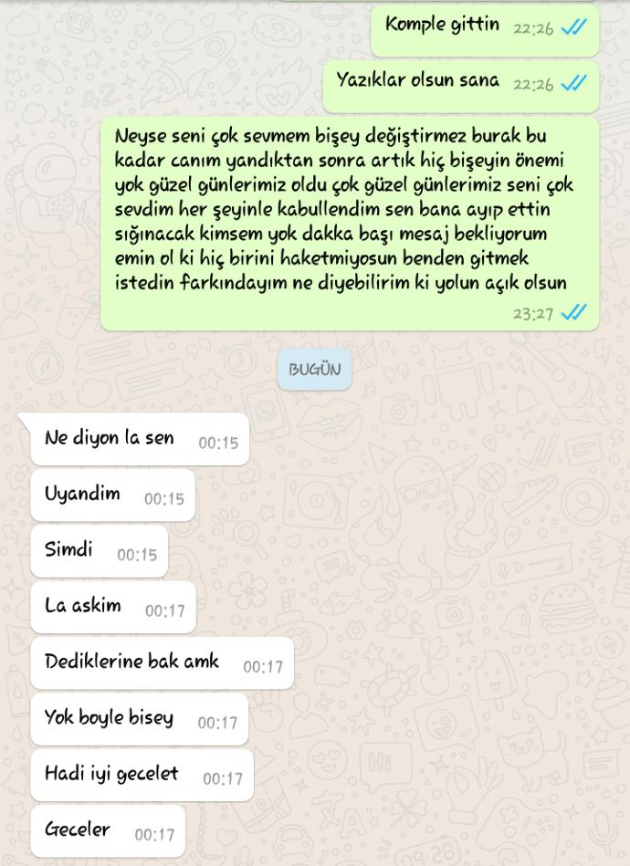 Bi hayli kırgınım bu gece?