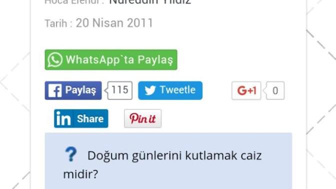 Doğum günü kutlamak doğru bir şey mi sizce? ( Sorum müslümanlara ) ?