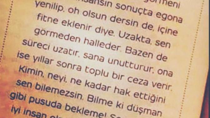 Allah sana kötülük yapanın cezasını verirken bazen senin görmeni istemezmi?😕?