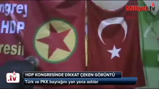 Türk ve PKK bayrağı yan yana ne düşünüyorsunuz?